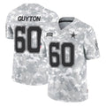 Ncoe D.Cowboys #60 Tyler Guyton Player Arctic Camo Salute to Service Limited Home Game Stitched Jerseys