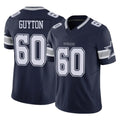 Ncoe D.Cowboys #60 Tyler Guyton Player Navy Limited Vapor F.U.S.E. Home Game Stitched Jerseys