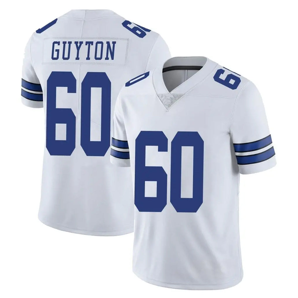 Ncoe D.Cowboys #60 Tyler Guyton Player White Vapor Untouchable Limited Home Game Stitched Jerseys