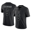 Ncoe D.Cowboys #6 Donovan Ezeiruaku Player Black Limited Reflective Home Game Stitched Jerseys