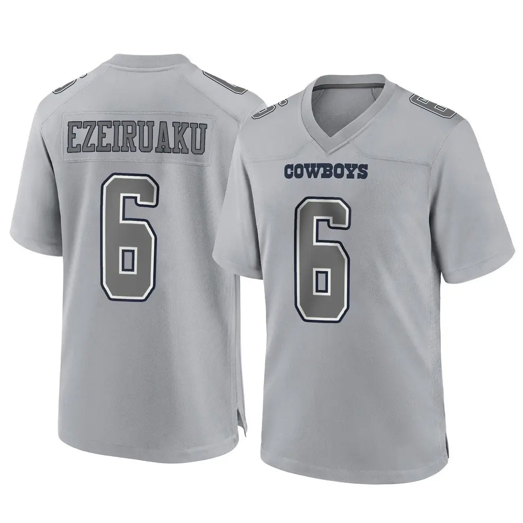Ncoe D.Cowboys #6 Donovan Ezeiruaku Player Gray Atmosphere Fashion Home Game Stitched Jerseys