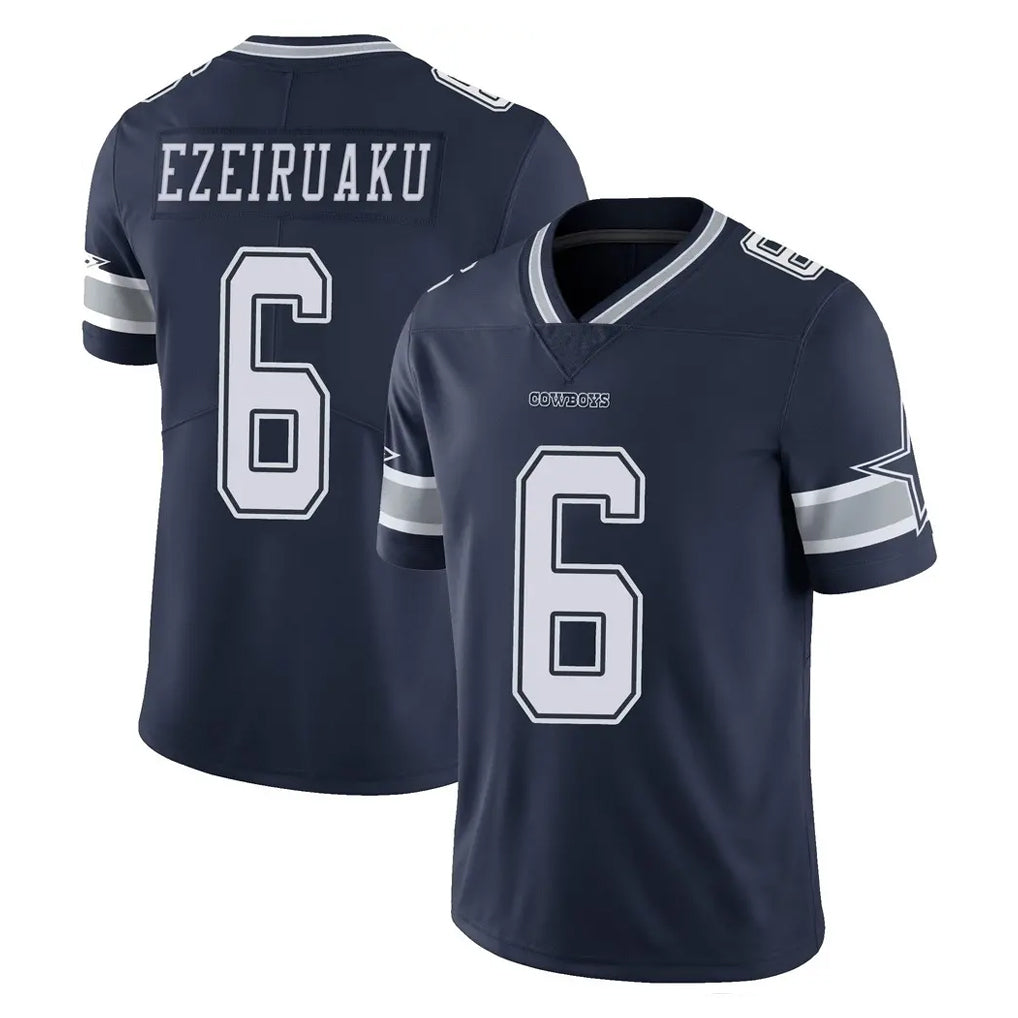 Ncoe D.Cowboys #6 Donovan Ezeiruaku Player Navy Vapor Untouchable Limited Home Game Stitched Jerseys
