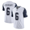 Ncoe D.Cowboys #6 Donovan Ezeiruaku Player White-Navy Limited Color Rush Vapor Untouchable Home Game Stitched Jerseys