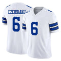 Ncoe D.Cowboys #6 Donovan Ezeiruaku Player White Limited Vapor F.U.S.E. Home Game Stitched Jerseys