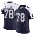 Ncoe D.Cowboys #78 Terence Steele Player Navy-White Limited Alternate Vapor F.U.S.E. Home Game Stitched Jerseys