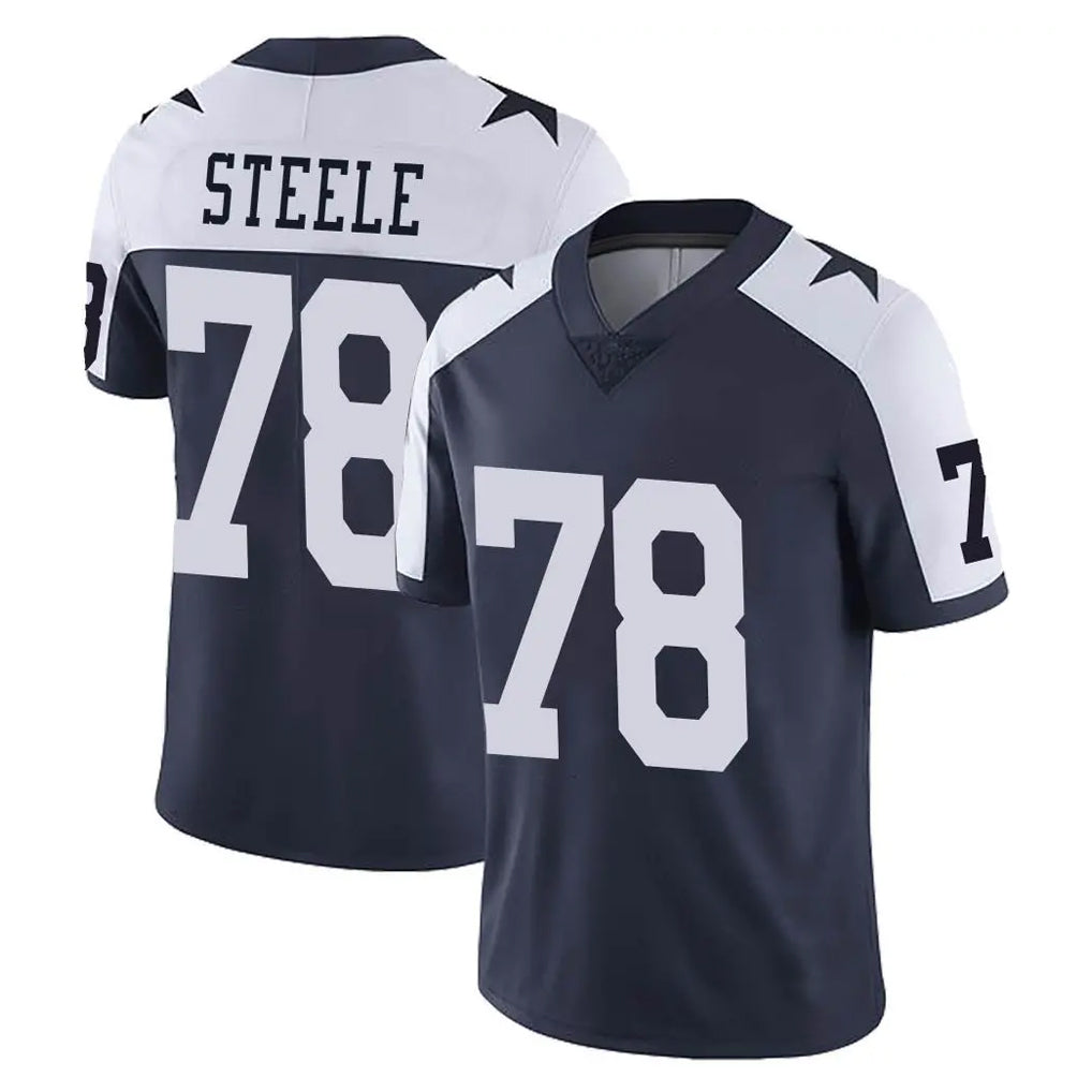 Ncoe D.Cowboys #78 Terence Steele Player Navy-White Limited Alternate Vapor Untouchable Home Game Stitched Jerseys