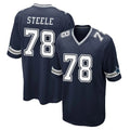 Ncoe D.Cowboys #78 Terence Steele Player Navy Home Game Stitched Jerseys