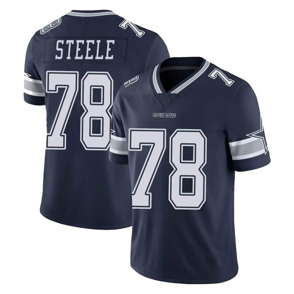 Ncoe D.Cowboys #78 Terence Steele Player Navy Vapor Untouchable Limited Home Game Stitched Jerseys