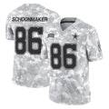 Ncoe D.Cowboys #86 Luke Schoonmaker Player Arctic Camo Salute to Service Limited Home Game Stitched Jerseys