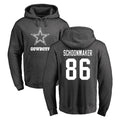 Ncoe D.Cowboys #86 Luke Schoonmaker Player Ash One Color Pullover Hoodie Limited Stitched Jerseys