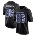 Ncoe D.Cowboys #86 Luke Schoonmaker Player Carbon Black Fashion Home Game Stitched Jerseys