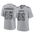 Ncoe D.Cowboys #86 Luke Schoonmaker Player Gray Atmosphere Fashion Home Game Stitched Jerseys
