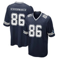 Ncoe D.Cowboys #86 Luke Schoonmaker Player Navy Home Game Stitched Jerseys