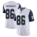 Ncoe D.Cowboys #86 Luke Schoonmaker Player White-Navy Limited Color Rush Vapor Untouchable Home Game Stitched Jerseys