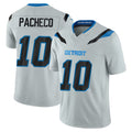 Ncoe D.Lions #10 Isiah Pacheco Player Silver Limited 2026 Rivalries Collection Home Game Stitched Jerseys