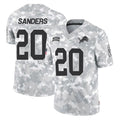 Ncoe D.Lions #20 Barry Sanders Player Arctic Camo Salute To Service Limited Stitched Jerseys