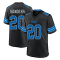 Ncoe D.Lions #20 Barry Sanders Player Black Alternate Home Game Stitched Jerseys