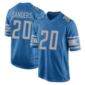 Ncoe D.Lions #20 Barry Sanders Player Blue Home Game Stitched Jerseys