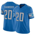 Ncoe D.Lions #20 Barry Sanders Player Blue Vapor F.U.S.E. Limited Home Game Stitched Jerseys