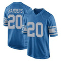 Ncoe D.Lions #20 Barry Sanders Player Blue Vapor Untouchable Throwback Game Stitched Jerseys