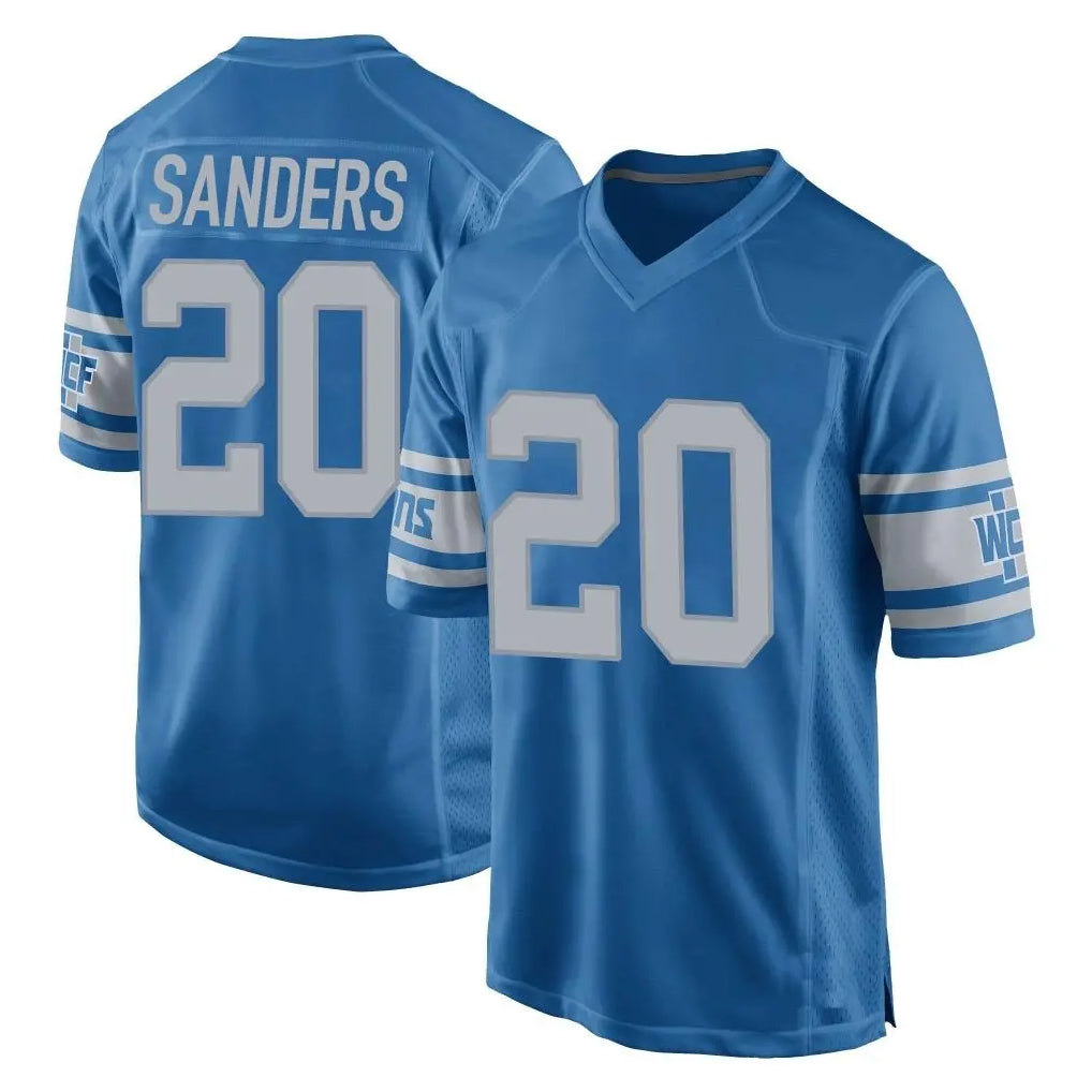Ncoe D.Lions #20 Barry Sanders Player Blue Vapor Untouchable Throwback Game Stitched Jerseys