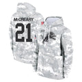 Ncoe D.Lions #21 Roger McCreary Player Arctic Camo Salute to Service Hoodies Limited Game Stitched Jerseys