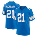 Ncoe D.Lions #21 Roger McCreary Player Blue Alternate Home Game Stitched Jerseys