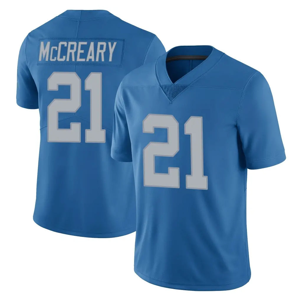 Ncoe D.Lions #21 Roger McCreary Player Blue Limited Throwback Vapor Untouchable Stitched Jerseys