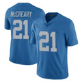 Ncoe D.Lions #21 Roger McCreary Player Blue Limited Throwback Vapor Untouchable Stitched Jerseys