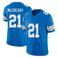 Ncoe D.Lions #21 Roger McCreary Player Blue Limited Vapor F.U.S.E. Alternate Home Game Stitched Jerseys