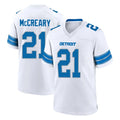 Ncoe D.Lions #21 Roger McCreary Player White Alternate Home Game Stitched Jerseys