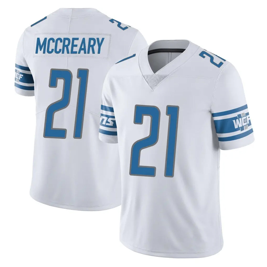 Ncoe D.Lions #21 Roger McCreary Player White Limited Vapor Untouchable Home Game Stitched Jerseys