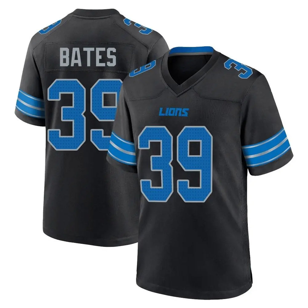 Ncoe D.Lions #39 Jake Bates Player Black Alternate Home Game Stitched Jerseys