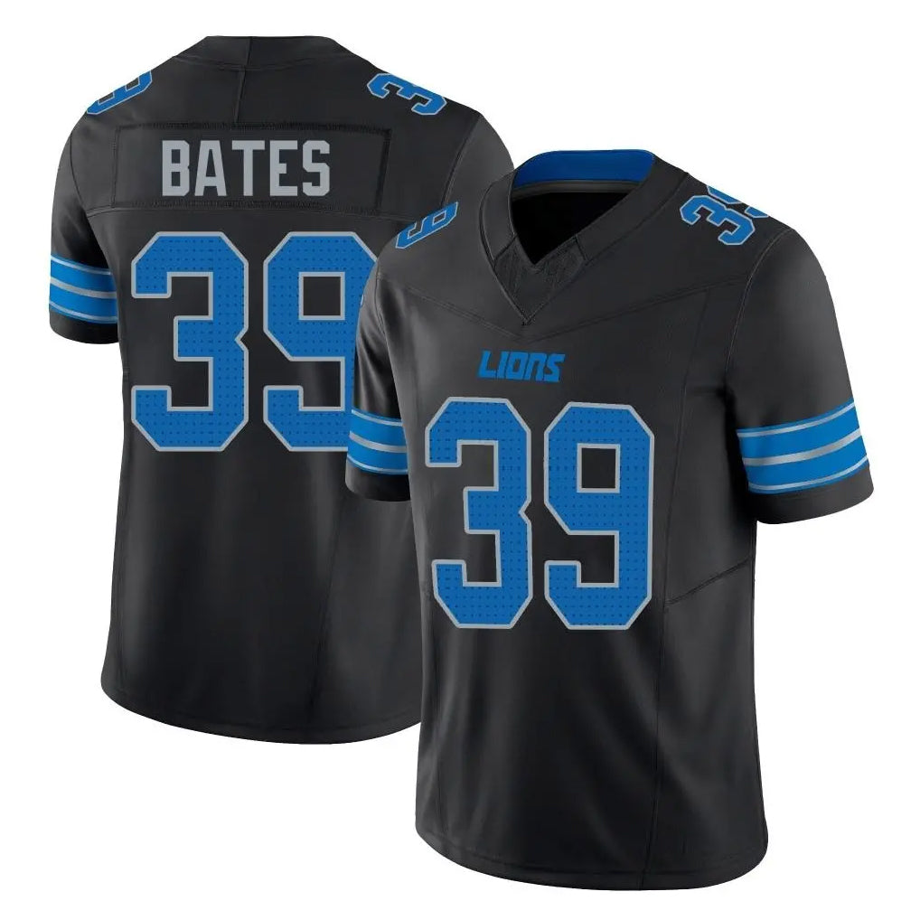 Ncoe D.Lions #39 Jake Bates Player Black Alternate Vapor F.U.S.E. Limited Home Game Stitched Jerseys