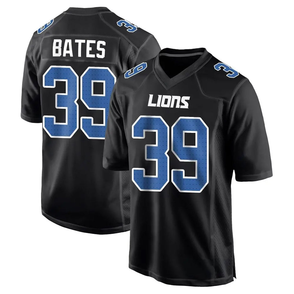 Ncoe D.Lions #39 Jake Bates Player Black Fashion Home Game Stitched Jerseys
