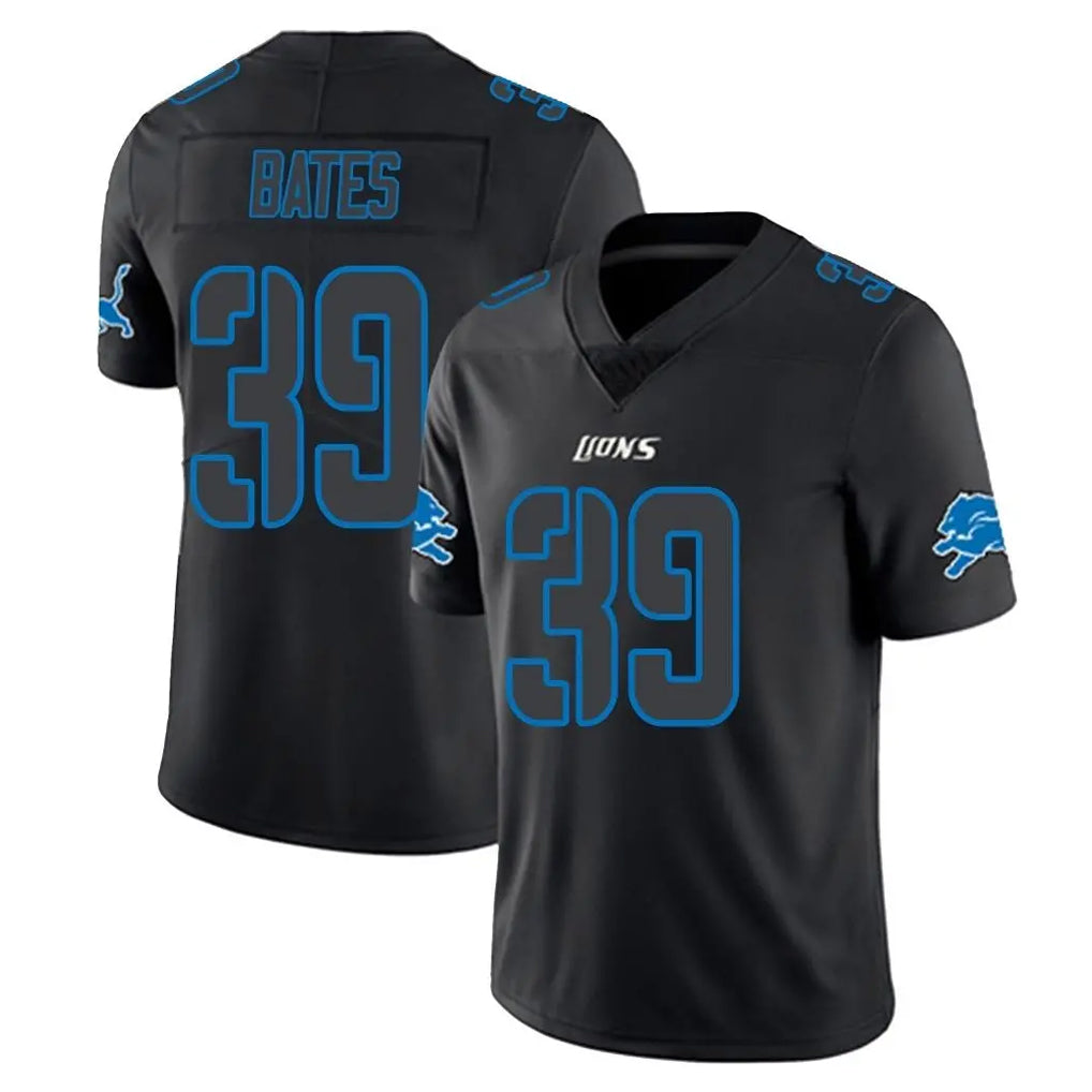 Ncoe D.Lions #39 Jake Bates Player Black Impact Limited Home Game Stitched Jerseys
