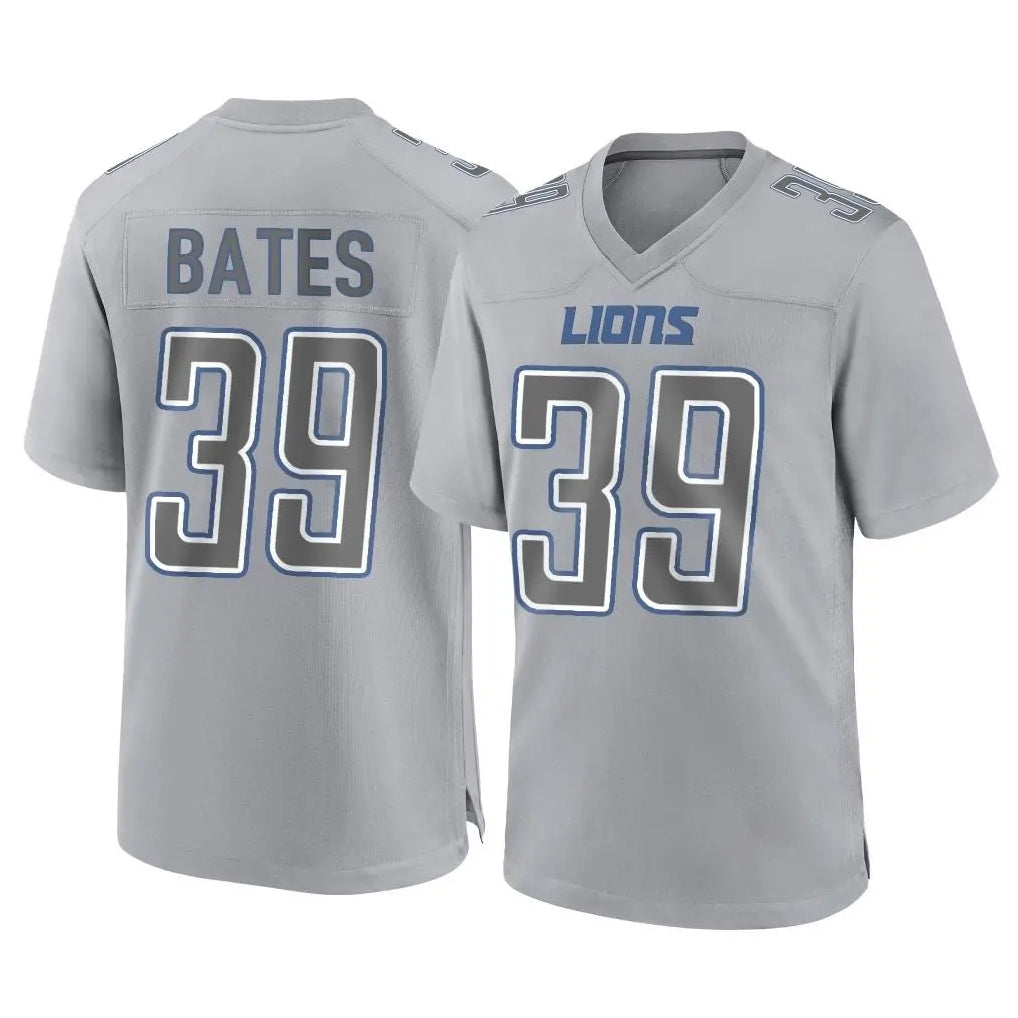 Ncoe D.Lions #39 Jake Bates Player Gray Atmosphere Fashion Home Game Stitched Jerseys