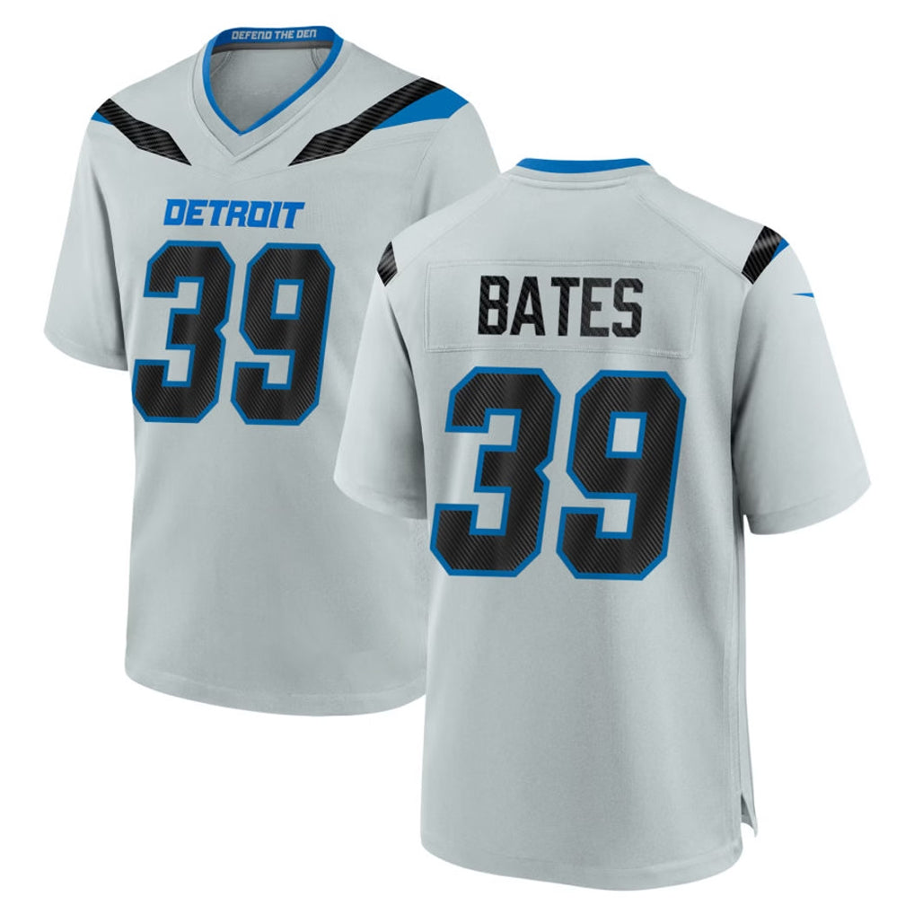 Ncoe D.Lions #39 Jake Bates Player Silver 2026 Rivalries Collection Home Game Stitched Jerseys
