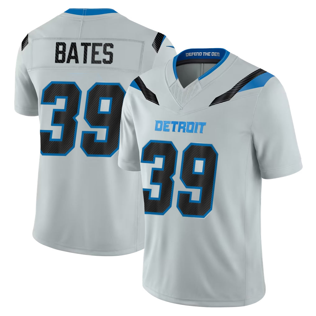 Ncoe D.Lions #39 Jake Bates Player Silver Limited 2026 Rivalries Collection Home Game Stitched Jerseys