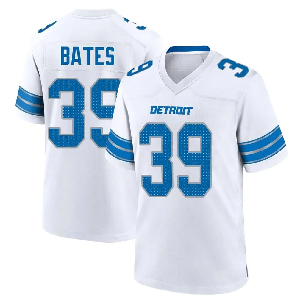 Ncoe D.Lions #39 Jake Bates Player White Alternate Home Game Stitched Jerseys