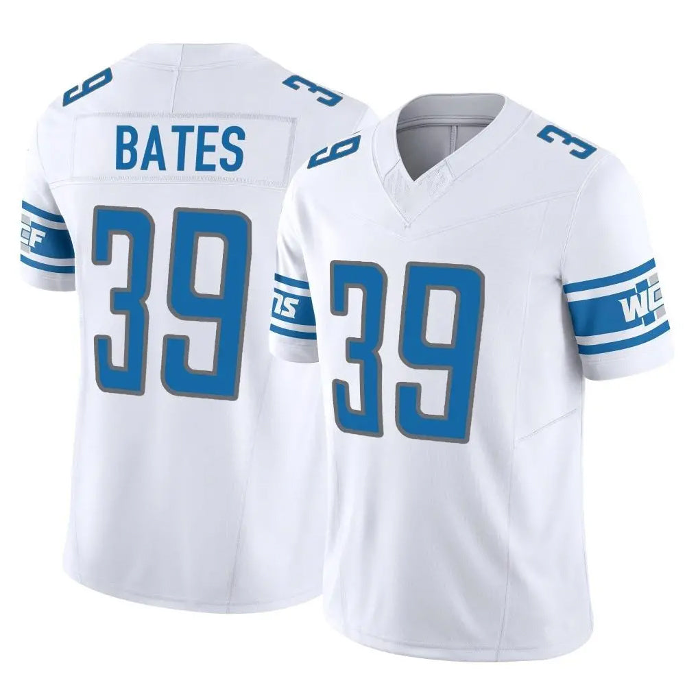 Ncoe D.Lions #39 Jake Bates Player White Vapor F.U.S.E. Limited Home Game Stitched Jerseys