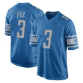 Ncoe D.Lions #3 Jack Fox Player Blue Home Game Stitched Jerseys