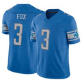 Ncoe D.Lions #3 Jack Fox Player Blue Vapor F.U.S.E. Limited Home Game Stitched Jerseys