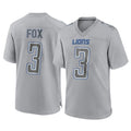 Ncoe D.Lions #3 Jack Fox Player Gray Atmosphere Fashion Home Game Stitched Jerseys