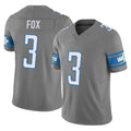 Ncoe D.Lions #3 Jack Fox Player Gray Vapor F.U.S.E. Limited Home Game Stitched Jerseys