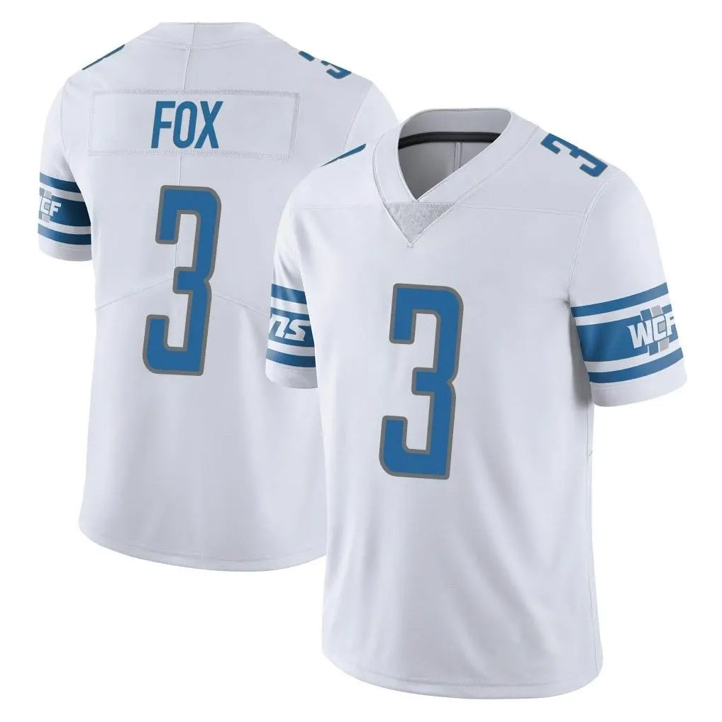 Ncoe D.Lions #3 Jack Fox Player White Limited Vapor Untouchable Home Game Stitched Jerseys