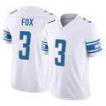 Ncoe D.Lions #3 Jack Fox Player White Vapor F.U.S.E. Limited Home Game Stitched Jerseys