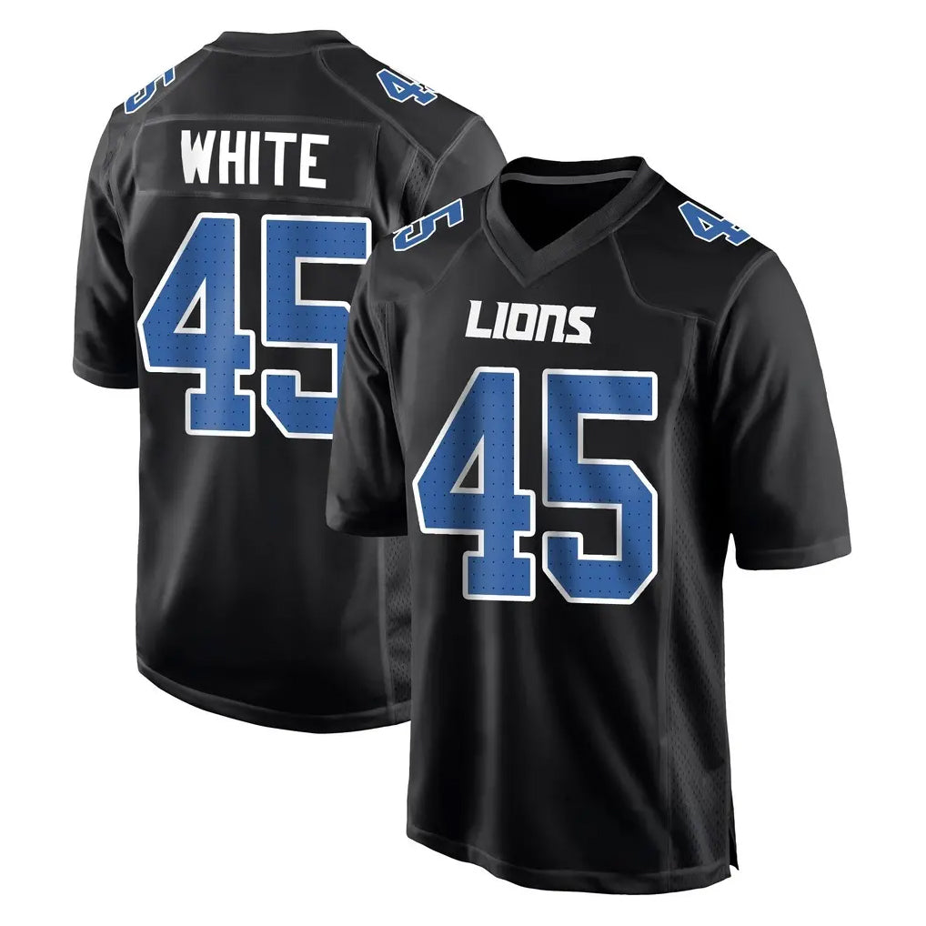 Ncoe D.Lions #45 Devin White Player Black Fashion Home Game Stitched Jerseys