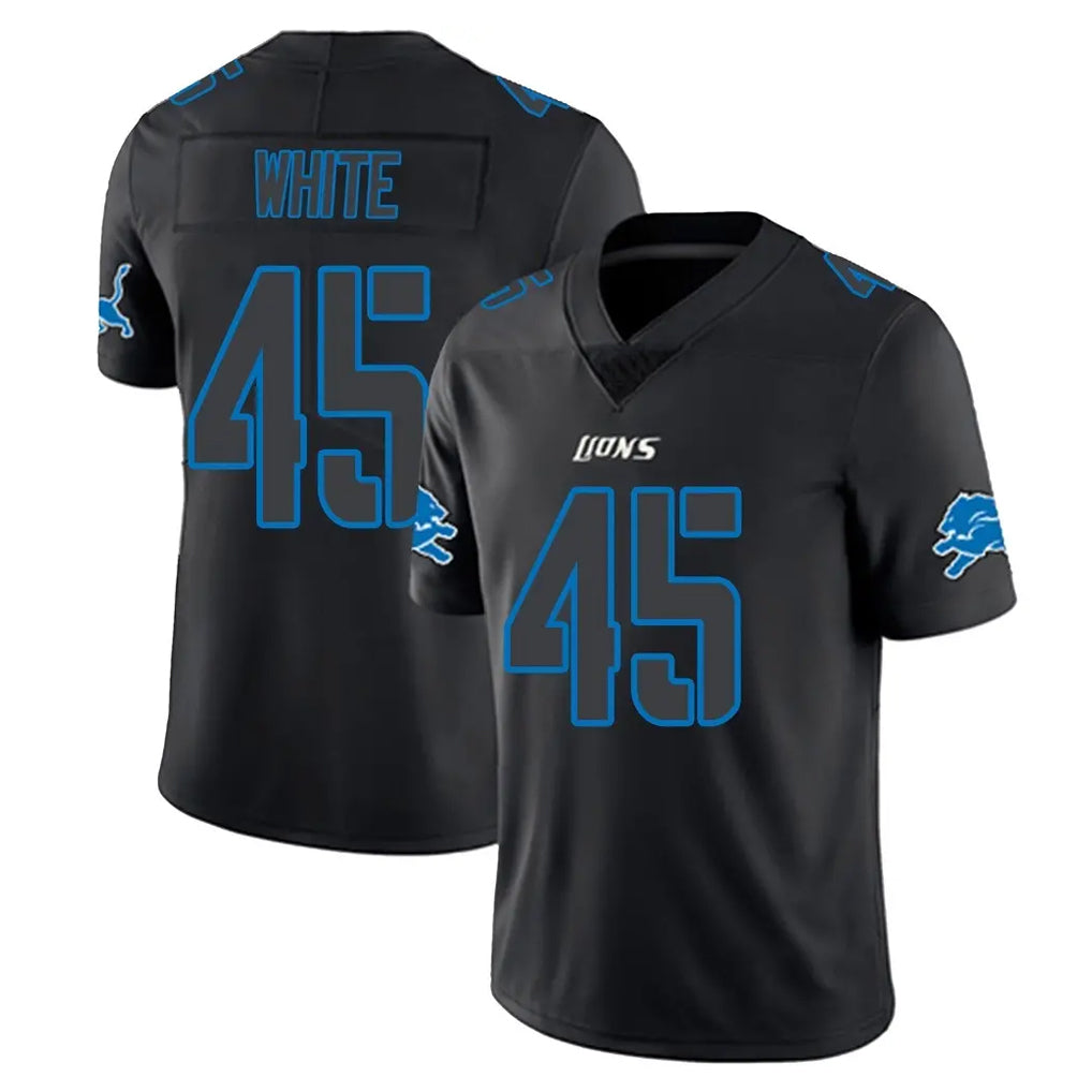 Ncoe D.Lions #45 Devin White Player Black Impact Limited Home Game Stitched Jerseys