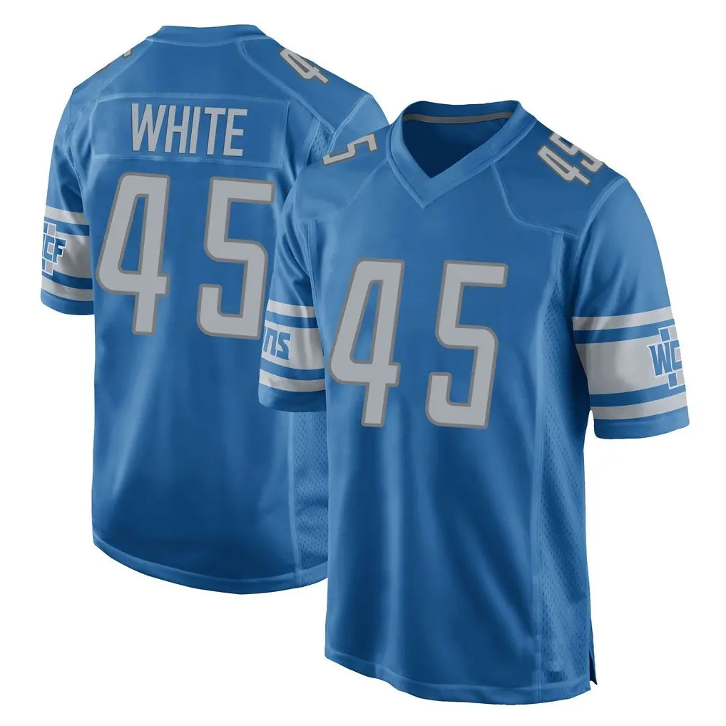 Ncoe D.Lions #45 Devin White Player Blue Home Game Stitched Jerseys